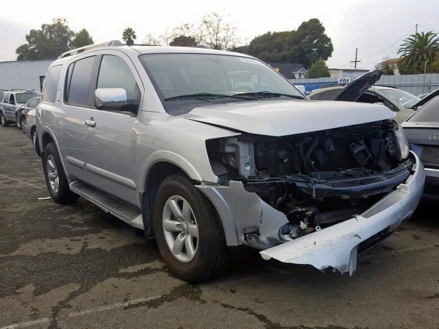 5N1AA0ND2BN614028 - 2011 NISSAN ARMADA SV SILVER photo 1