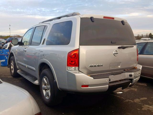 5N1AA0ND2BN614028 - 2011 NISSAN ARMADA SV SILVER photo 3