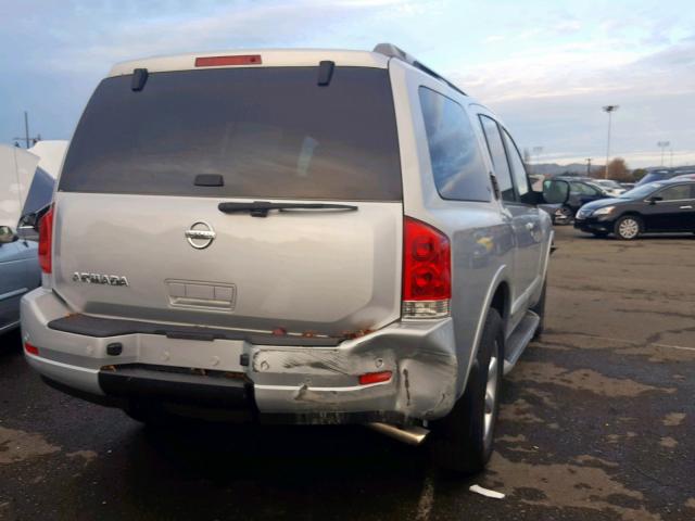 5N1AA0ND2BN614028 - 2011 NISSAN ARMADA SV SILVER photo 4