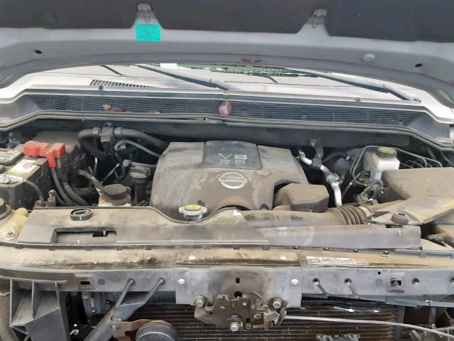 5N1AA0ND2BN614028 - 2011 NISSAN ARMADA SV SILVER photo 7