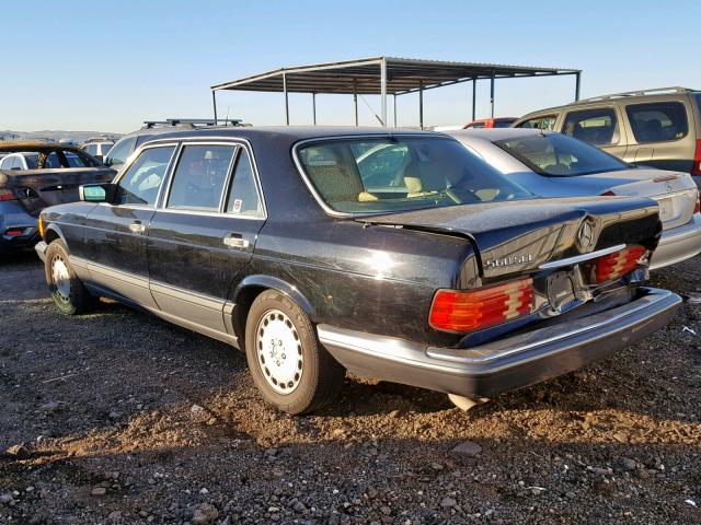 WDBCA39E2MA610295 - 1991 MERCEDES-BENZ 560 SEL BLACK photo 3