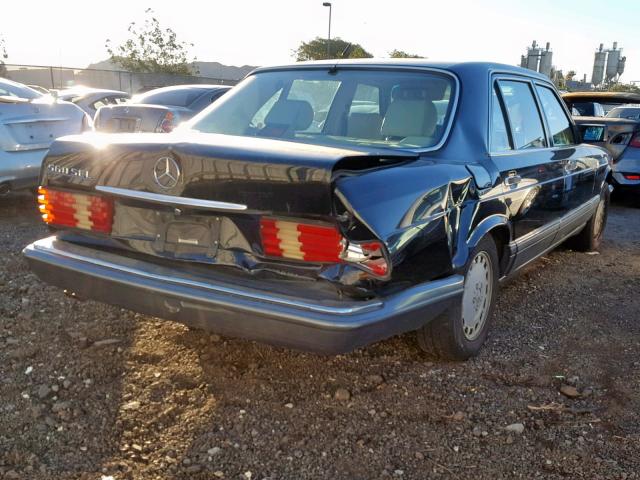 WDBCA39E2MA610295 - 1991 MERCEDES-BENZ 560 SEL BLACK photo 4