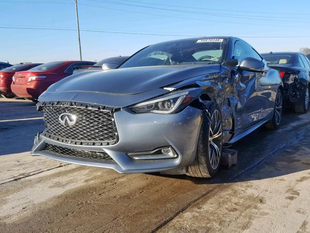 JN1CV7EK2HM110427 - 2017 INFINITI Q60 BASE SILVER photo 2