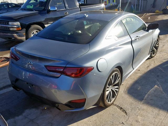 JN1CV7EK2HM110427 - 2017 INFINITI Q60 BASE SILVER photo 4