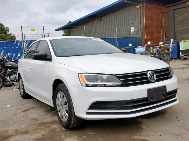 3VW2K7AJ1FM323902 - 2015 VOLKSWAGEN JETTA BASE 白色 照片 1