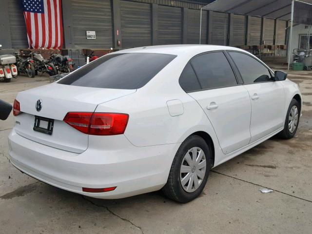 3VW2K7AJ1FM323902 - 2015 VOLKSWAGEN JETTA BASE 白色 照片 4