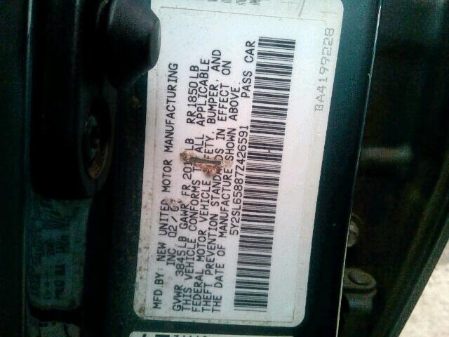 5Y2SL65887Z426591 - 2007 PONTIAC VIBE GRAY photo 10