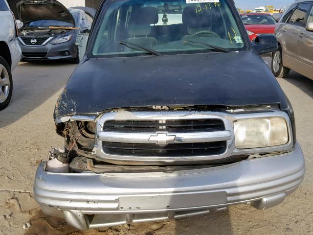 2CNBE634116939884 - 2001 CHEVROLET TRACKER LT BLACK photo 7