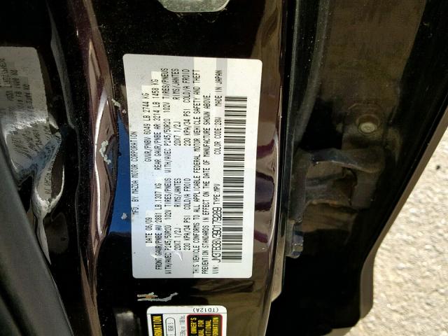 JM3TB38V390179289 - 2009 MAZDA CX-9 BLACK photo 10