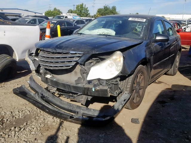 1C3LC56R87N654740 - 2007 CHRYSLER SEBRING TO BLACK photo 2