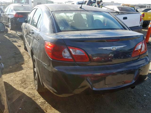 1C3LC56R87N654740 - 2007 CHRYSLER SEBRING TO BLACK photo 3