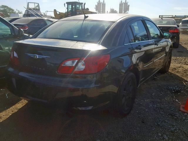 1C3LC56R87N654740 - 2007 CHRYSLER SEBRING TO BLACK photo 4