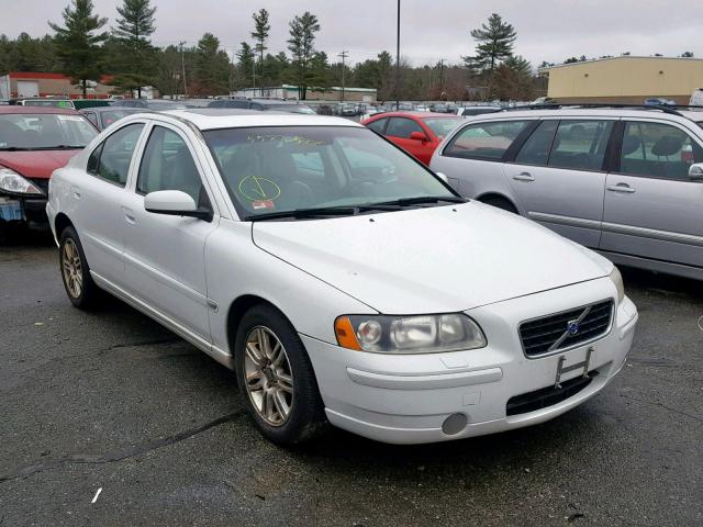 YV1RH592962518035 - 2006 VOLVO S60 2.5T WHITE photo 1