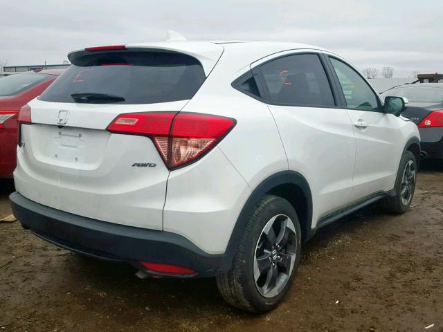 3CZRU6H59JM710859 - 2018 HONDA HR-V EX WHITE photo 4