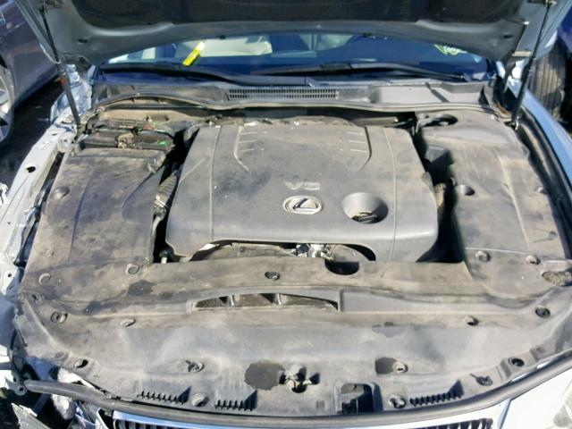 JTHBK262475035594 - 2007 LEXUS IS 250 BLUE photo 7