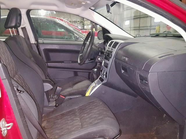 1B3HB28B08D627088 - 2008 DODGE CALIBER RED photo 5