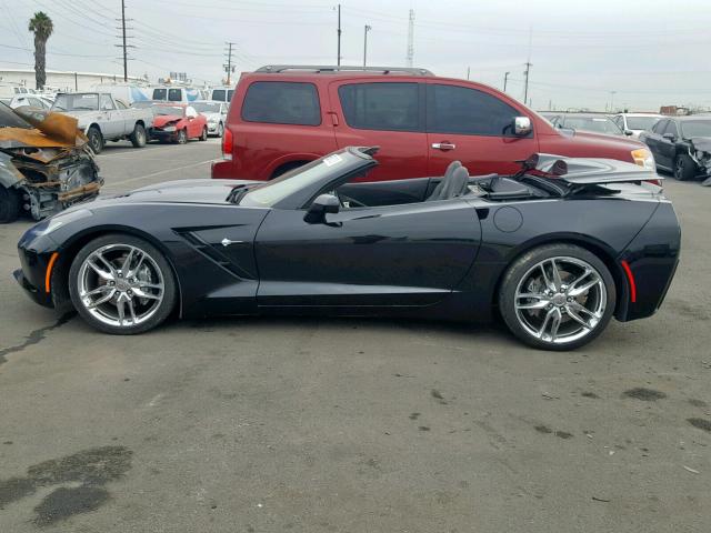 1G1YF3D74J5104577 - 2018 CHEVROLET CORVETTE S BLACK photo 9