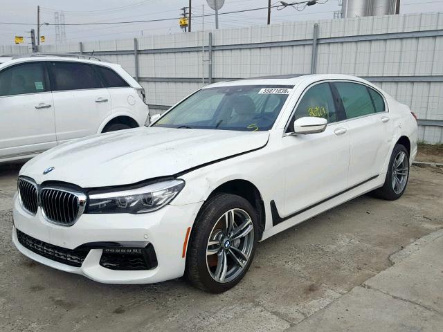 WBA7E2C50GG546735 - 2016 BMW 740 I WHITE photo 2