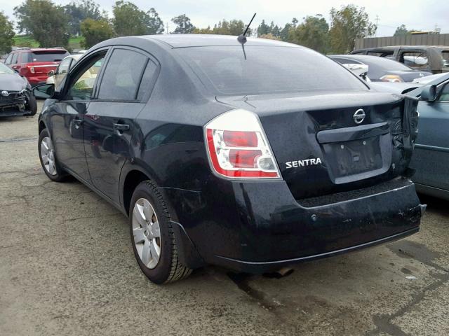 3N1AB61E78L746944 - 2008 NISSAN SENTRA 2.0 BLACK photo 3