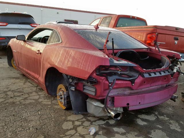 2G1FK1EJ4E9279504 - 2014 CHEVROLET CAMARO 2SS RED photo 3