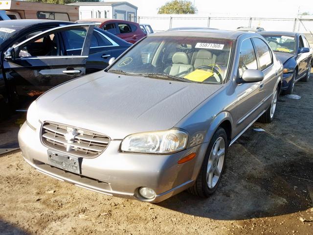 JN1CA31A91T308354 - 2001 NISSAN MAXIMA GXE TAN photo 2