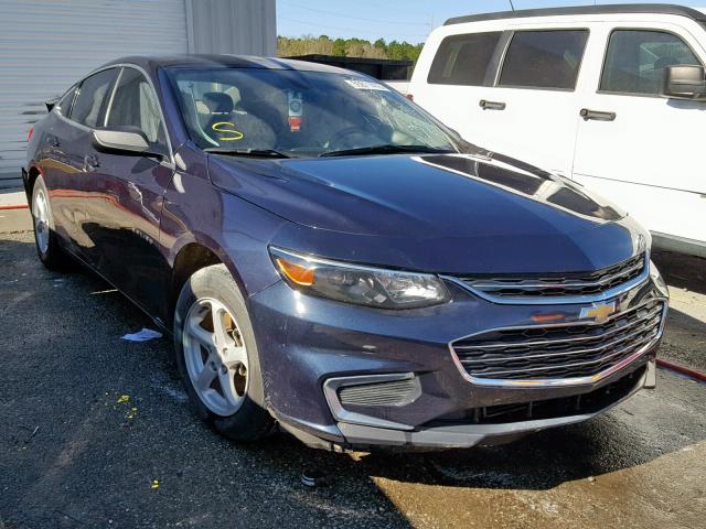 1G1ZB5ST3HF144228 - 2017 CHEVROLET MALIBU LS BLUE photo 1