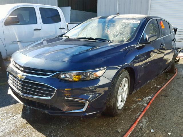 1G1ZB5ST3HF144228 - 2017 CHEVROLET MALIBU LS BLUE photo 2