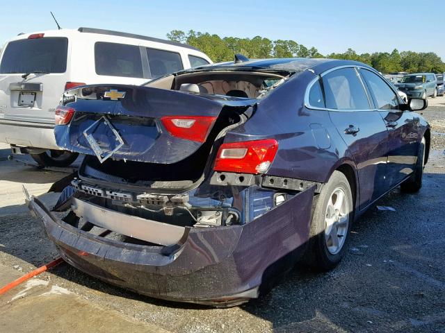 1G1ZB5ST3HF144228 - 2017 CHEVROLET MALIBU LS BLUE photo 4