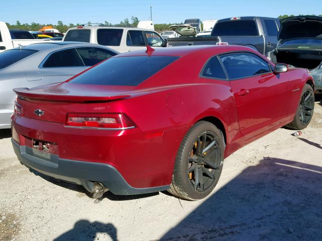 2G1FK1EJ1E9256889 - 2014 CHEVROLET CAMARO 2SS RED photo 4