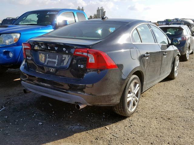 YV1612FS9D1222364 - 2013 VOLVO S60 T5 BLACK photo 4