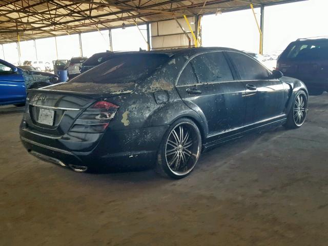 WDDNG71X58A226889 - 2008 MERCEDES-BENZ S 550 BLACK photo 4