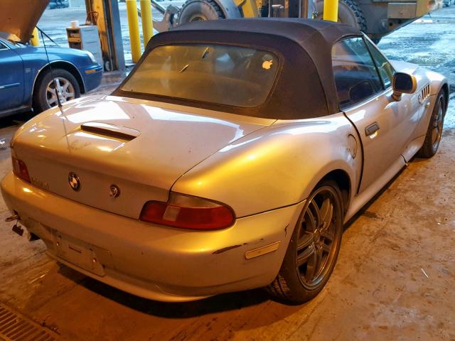 4USCH9341YLF83906 - 2000 BMW Z3 2.3 SILVER photo 4