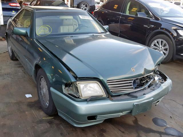 WDBFA66E7MF029283 - 1991 MERCEDES-BENZ 500 SL GREEN photo 1