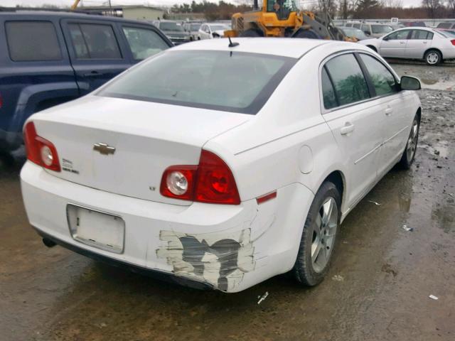 1G1ZH57B694205292 - 2009 CHEVROLET MALIBU 1LT WHITE photo 4