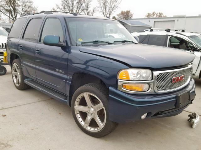 1GKEK63U75J266607 - 2005 GMC YUKON DENA BLUE photo 1