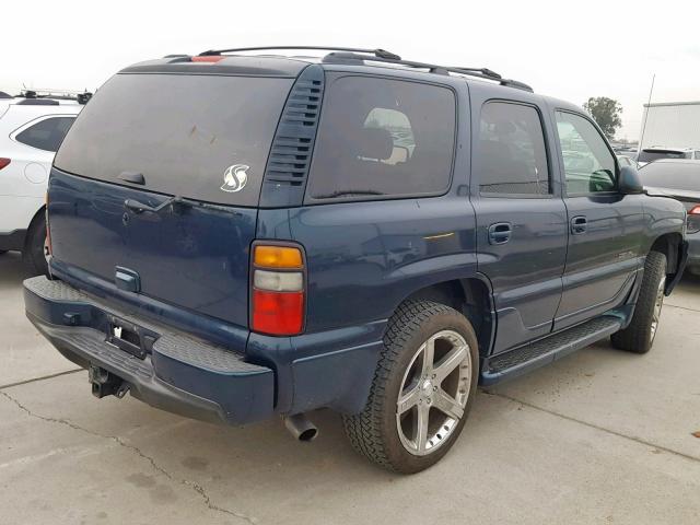 1GKEK63U75J266607 - 2005 GMC YUKON DENA BLUE photo 4