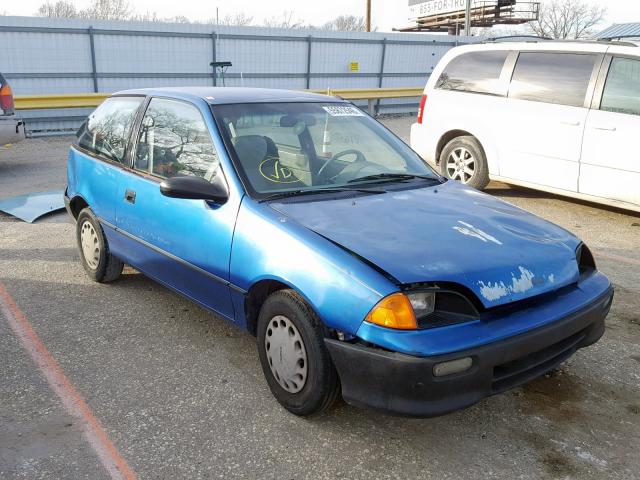 2C1MR246XP6736122 - 1993 GEO METRO BLUE photo 1