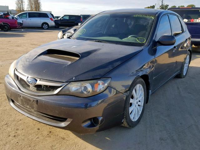 JF1GH74608G802569 - 2008 SUBARU IMPREZA WR GRAY photo 2