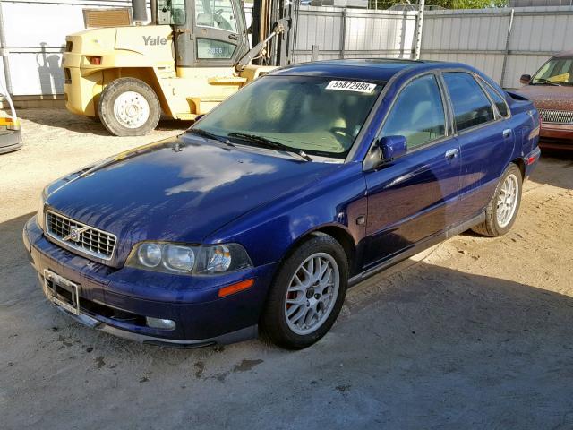 YV1VS27514F063800 - 2004 VOLVO S40 1.9T BLUE photo 2