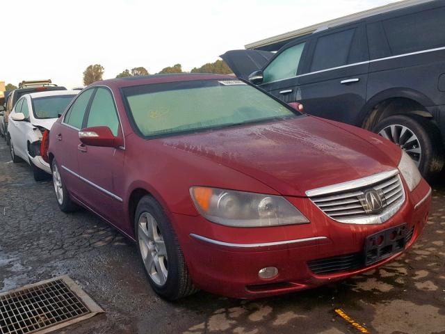 JH4KB16658C003120 - 2008 ACURA RL RED photo 1