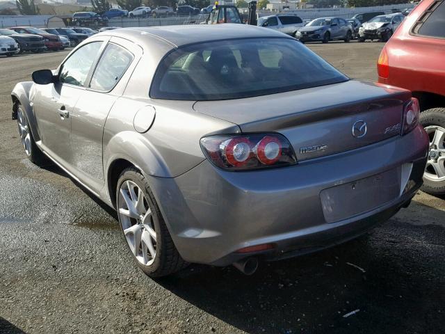 JM1FE17M290401640 - 2009 MAZDA RX8 GRAY photo 3