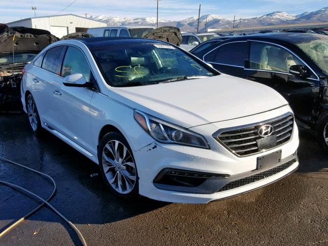 5NPE34AB5FH119193 - 2015 HYUNDAI SONATA SPO WHITE photo 1