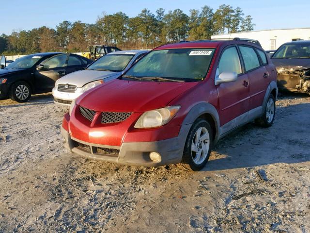 5Y2SM62813Z406890 - 2003 PONTIAC VIBE RED photo 2