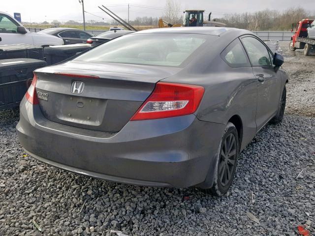 2HGFG3B19CH558086 - 2012 HONDA CIVIC EXL GRAY photo 4