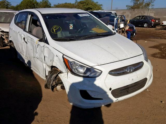 KMHCT5AE0GU242460 - 2016 HYUNDAI ACCENT SE WHITE photo 1