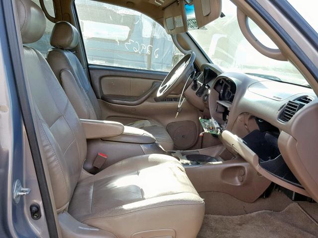 5TDZT38A32S100364 - 2002 TOYOTA SEQUOIA LI BEIGE photo 5