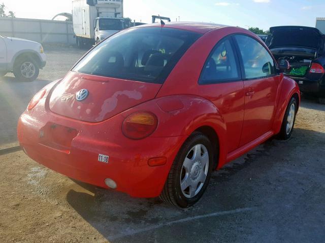 3VWBB61C6WM005866 - 1998 VOLKSWAGEN NEW BEETLE 红色 照片 4