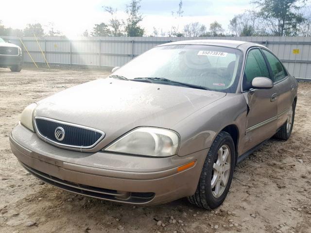 1MEFM50U12G653928 - 2002 MERCURY SABLE GS BEIGE photo 2