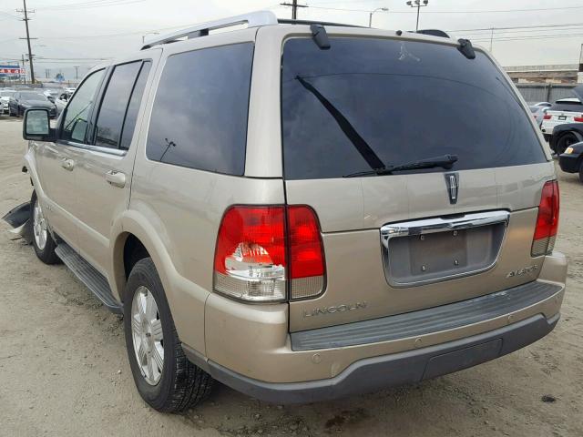 5LMEU68H95ZJ07986 - 2005 LINCOLN AVIATOR 棕色 照片 3