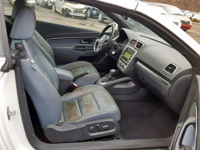 WVWFW8AH7EV003158 - 2014 VOLKSWAGEN EOS LUX Biały zdjęcie 5